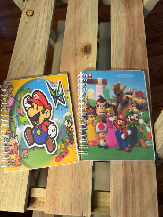 Mario Mini Notebooks